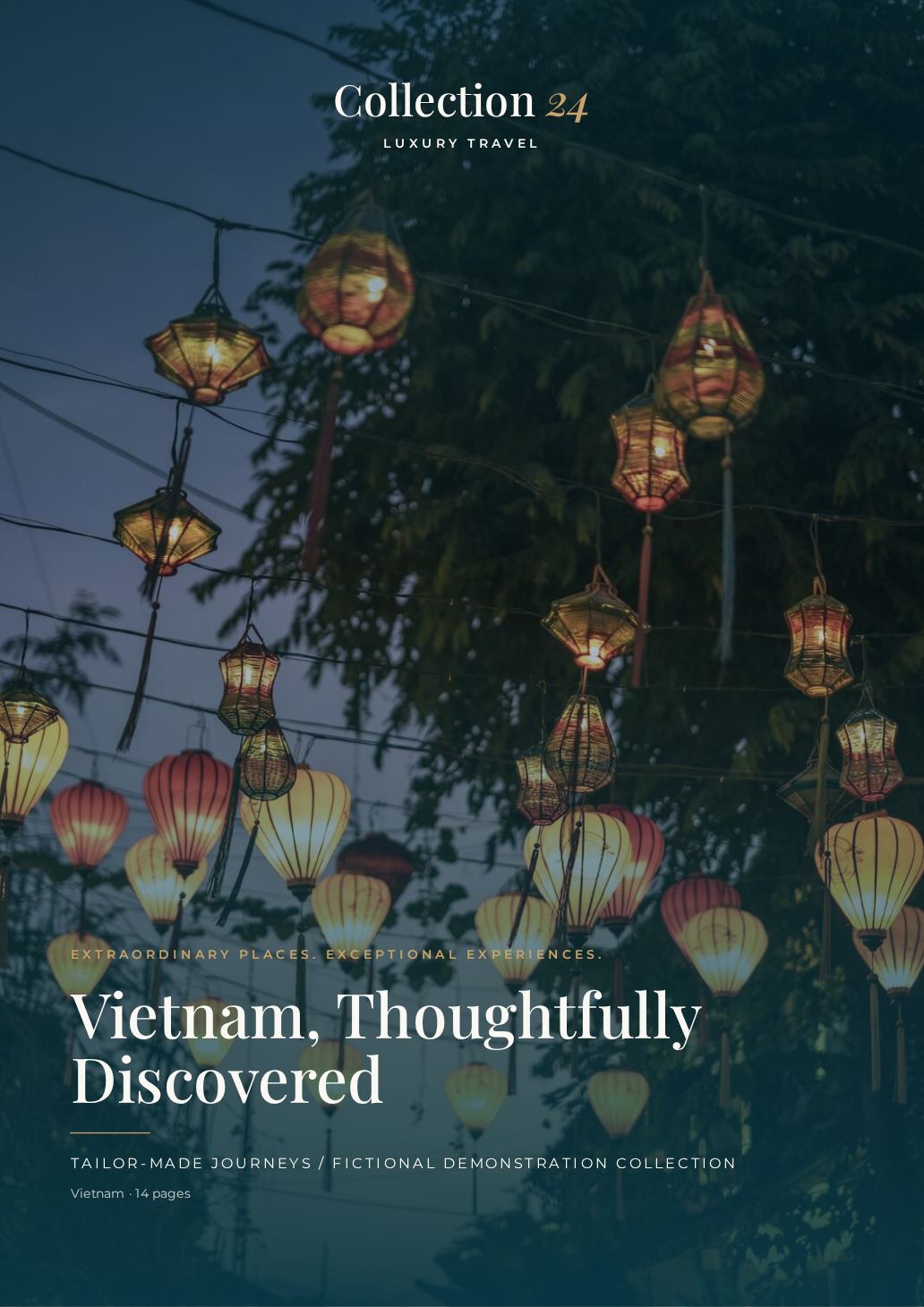 Vietnam, Thoughtfully Discovered brochure cover