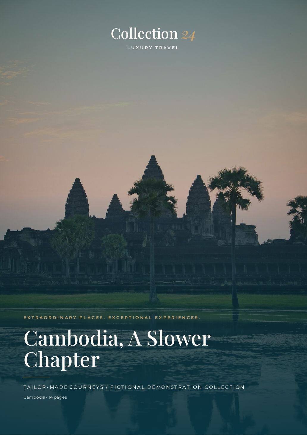 Cambodia, A Slower Chapter brochure cover