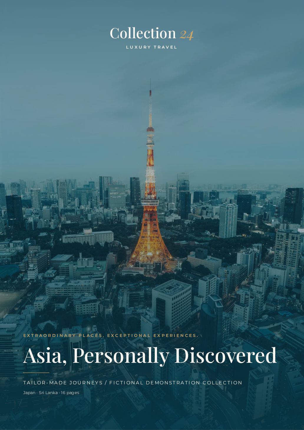 Asia, Personally Discovered brochure cover