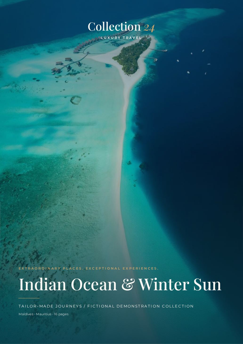 Indian Ocean & Winter Sun brochure cover