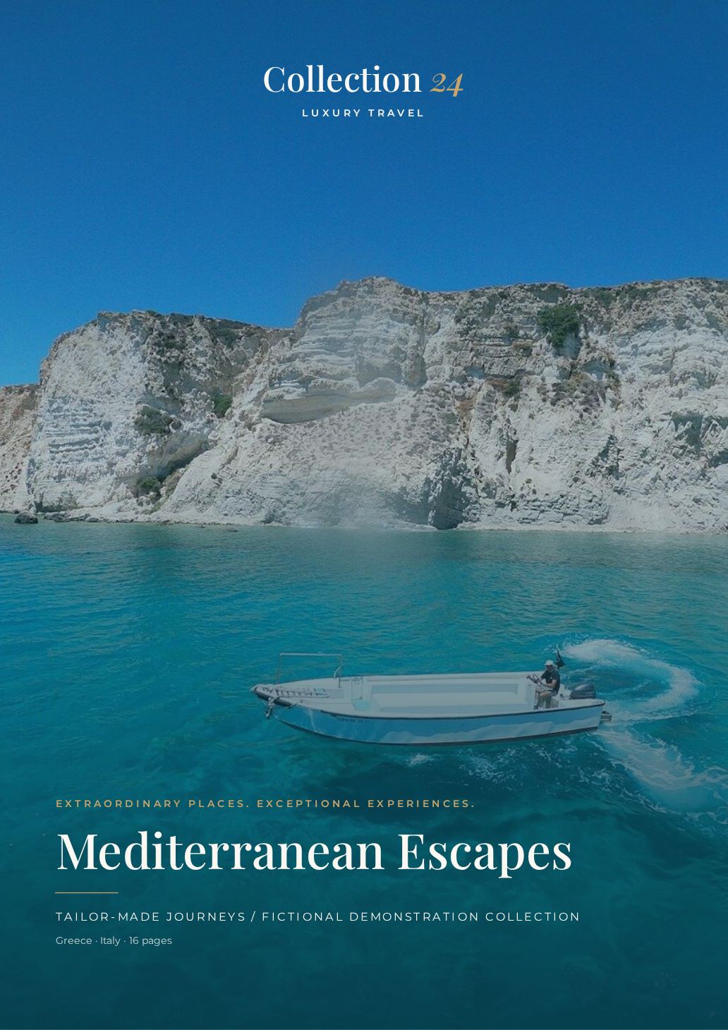 Mediterranean Escapes brochure cover