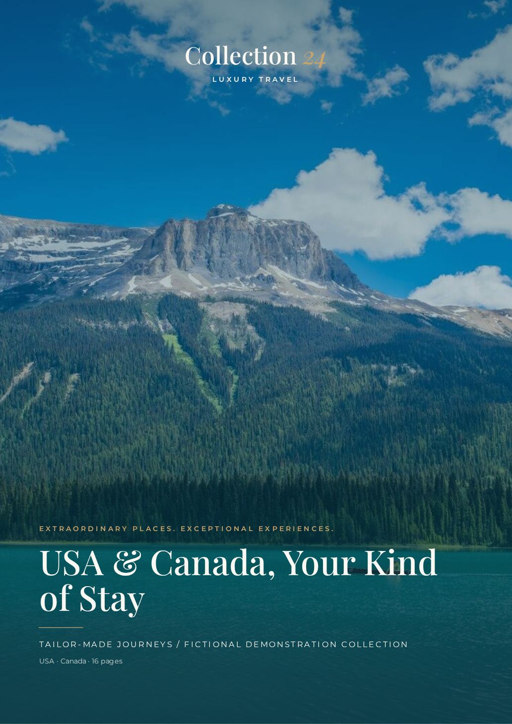 USA & Canada, Your Kind of Stay brochure cover