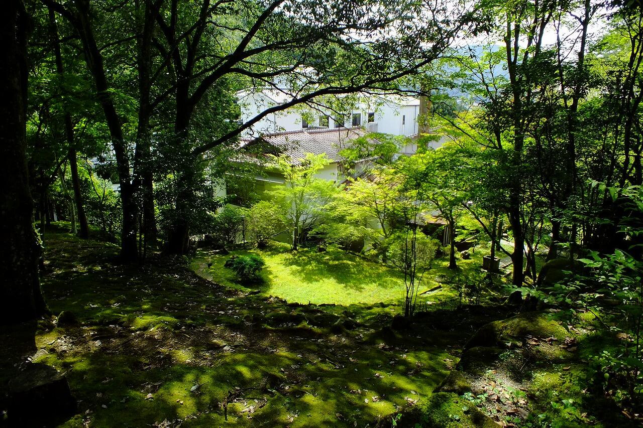 Illustrative accommodation photography for a fictional japan stay — illustrative style for Setouchi Island Villas