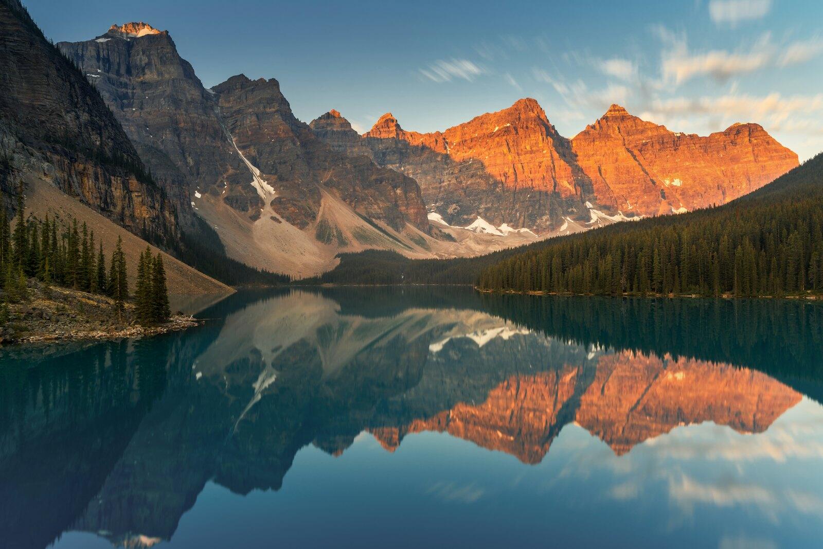 Moraine Lake in the Canadian Rockies