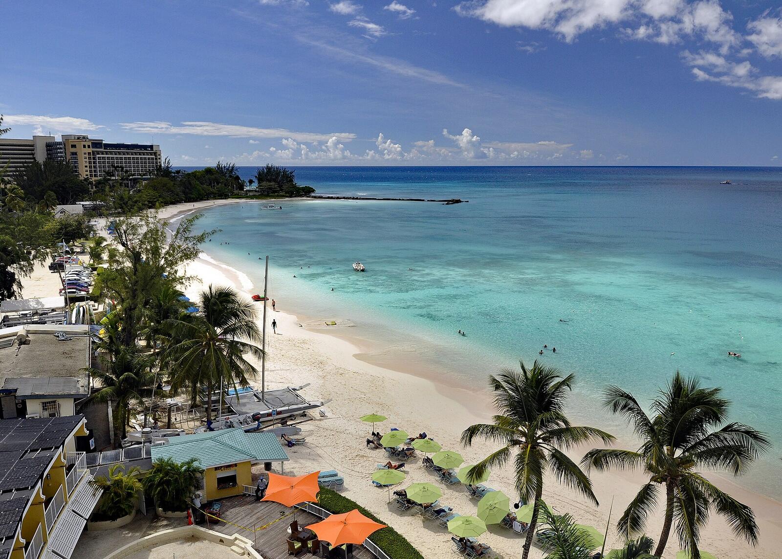 Illustrative accommodation photography for a fictional barbados stay — illustrative style for Cedar Cove Beach Retreat