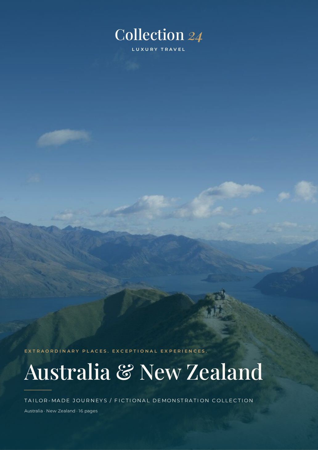 Australia & New Zealand brochure cover