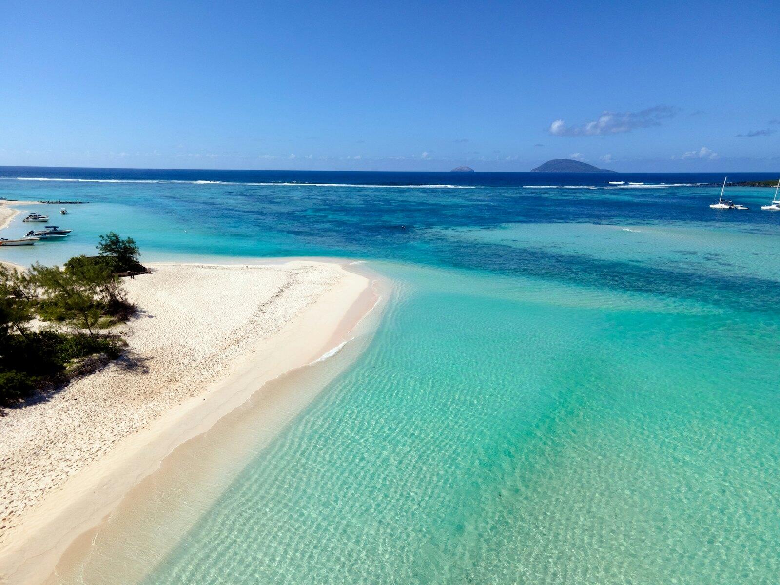 Flat Island beach in Mauritius